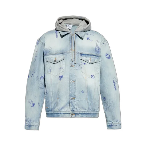 Denim Jacket With Hood