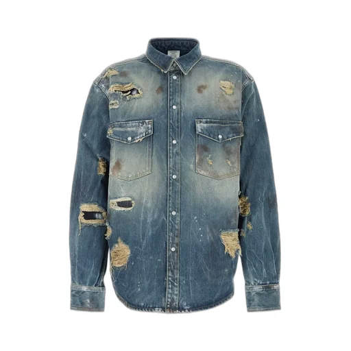 Distressed Denim Shirt