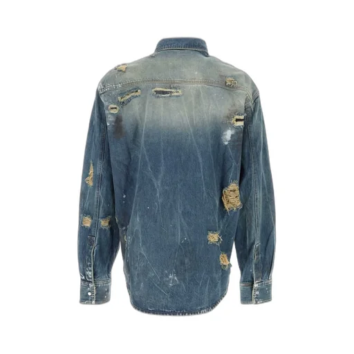 Distressed Denim Shirt