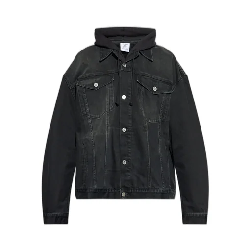 Denim Jacket With Hood