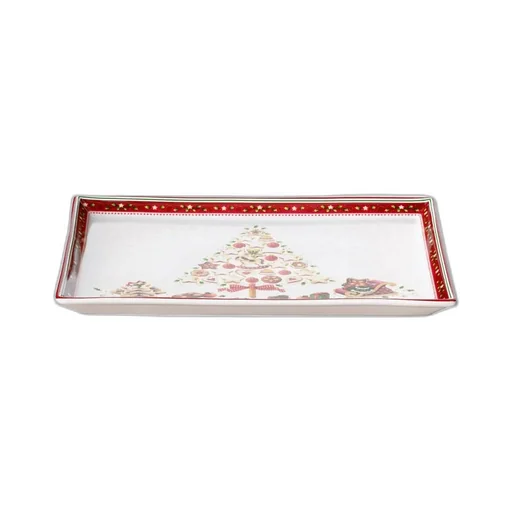 Christmas Tree Rectangular Tray