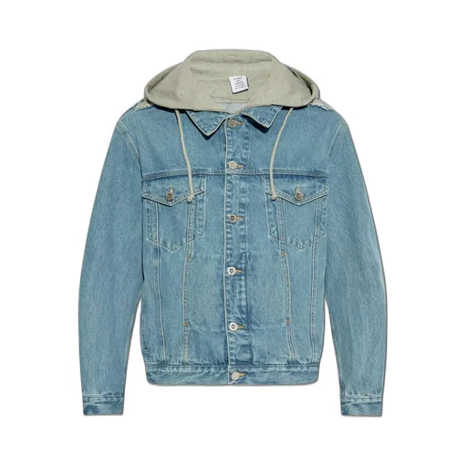 Denim Jacket With Hood