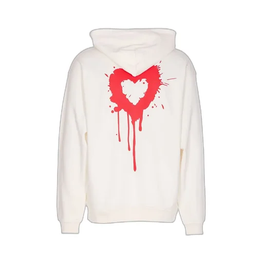 Hoodie With Heart Print