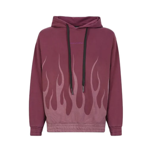 Hoodie With Flame Print