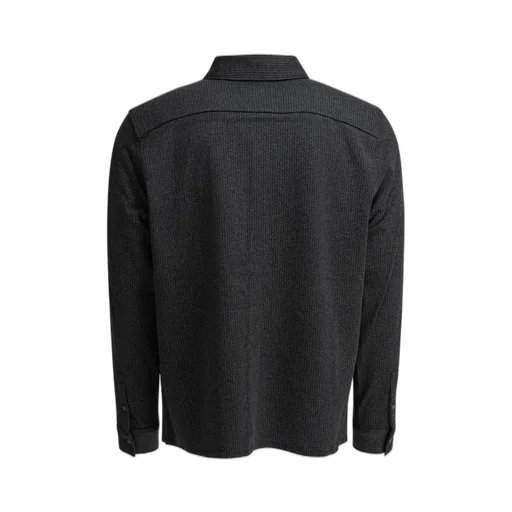 Textured Button-Up Shirt