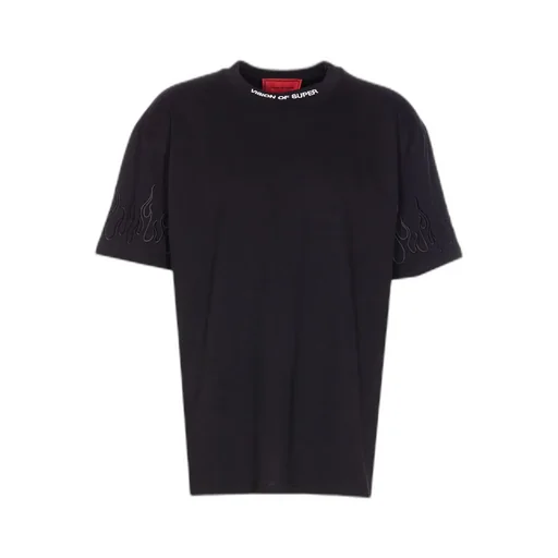 T-Shirt With Flame Print