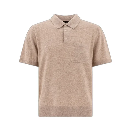 Short Sleeve Knitted Polo Shirt
