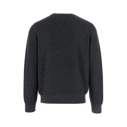 Textured Crewneck Sweater