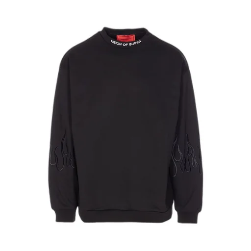 Flame Print Sweatshirt