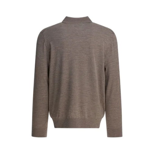 Merino Wool Polo Sweater