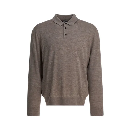 Merino Wool Polo Sweater