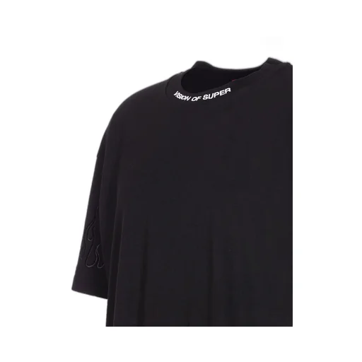 T-Shirt With Flame Print