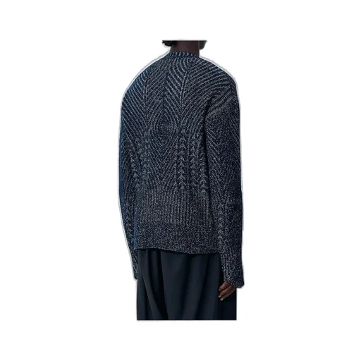 V-Neck Cable Knit Sweater