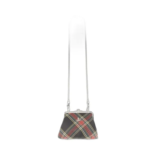 Vivienne Westwood Tartan Kiss Lock Bag