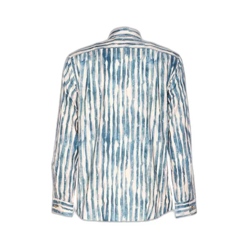 Striped Button-Up Shirt