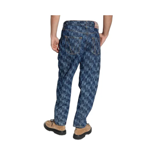 All-Over Logo Print Jeans