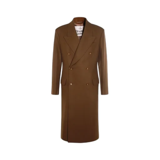 Double-Breasted Wool Coat