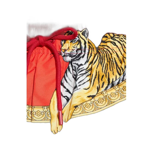 Tiger Print Swim Shorts