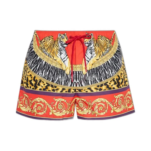 Tiger Print Swim Shorts
