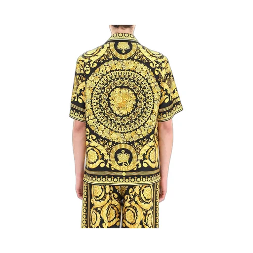 Baroque Print Short Sleeve Shirt