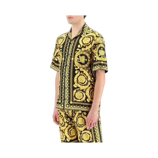 Baroque Print Short Sleeve Shirt