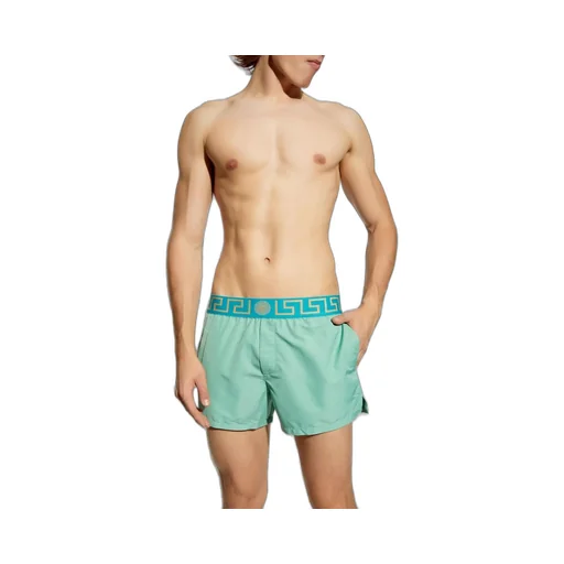 Medusa Print Swim Shorts