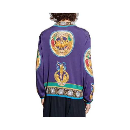 Medusa Renaissance Print Cardigan