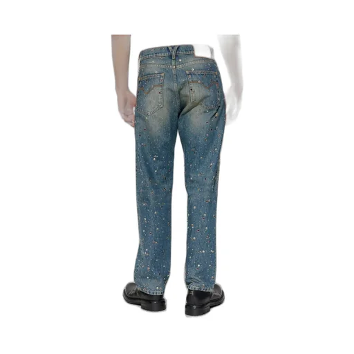 Embellished Straight Leg Jeans