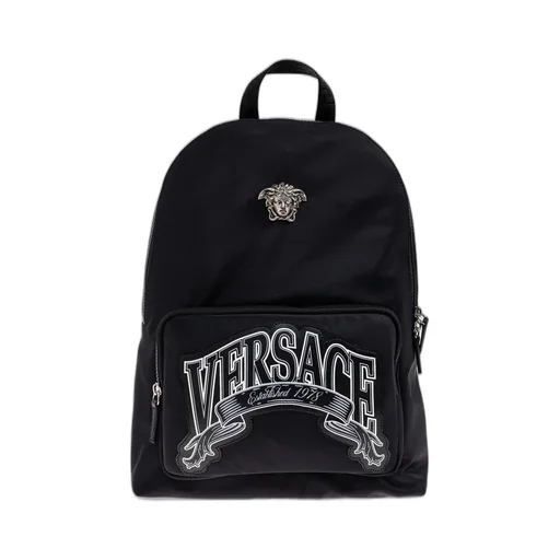Backpack With Medusa And Logo