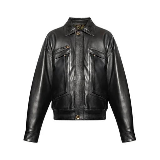 Leather Bomber Jacket