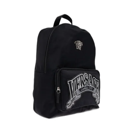 Backpack With Medusa And Logo