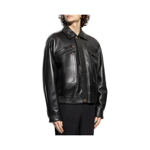 Leather Bomber Jacket