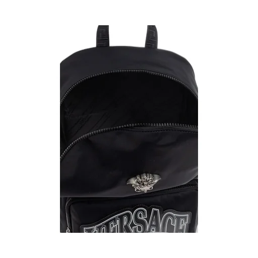 Backpack With Medusa And Logo