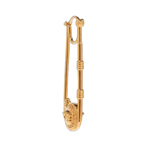 Medusa Safety Pin Earrings