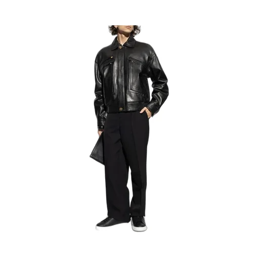 Leather Bomber Jacket