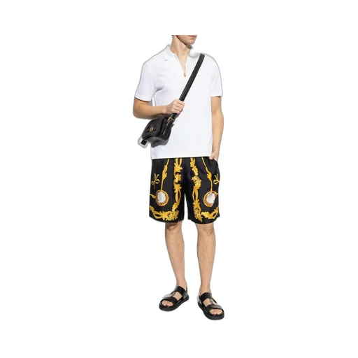 Medusa Zip Polo Shirt