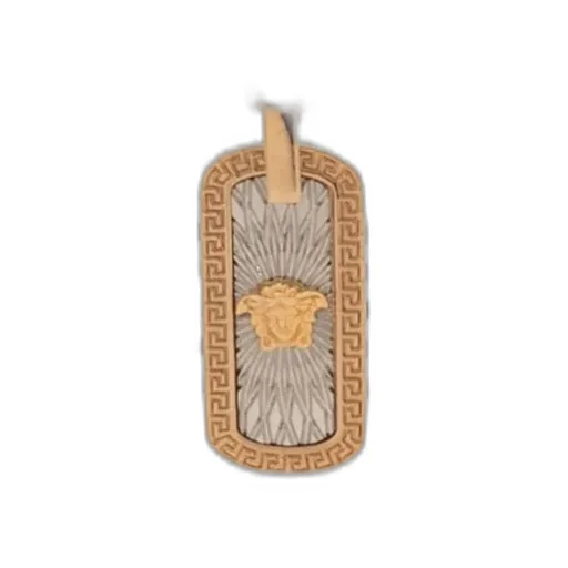 Medusa Tag Necklace