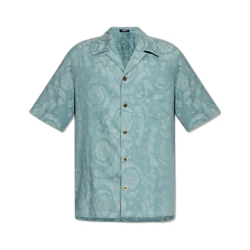Baroque Print Short Sleeve Shirt