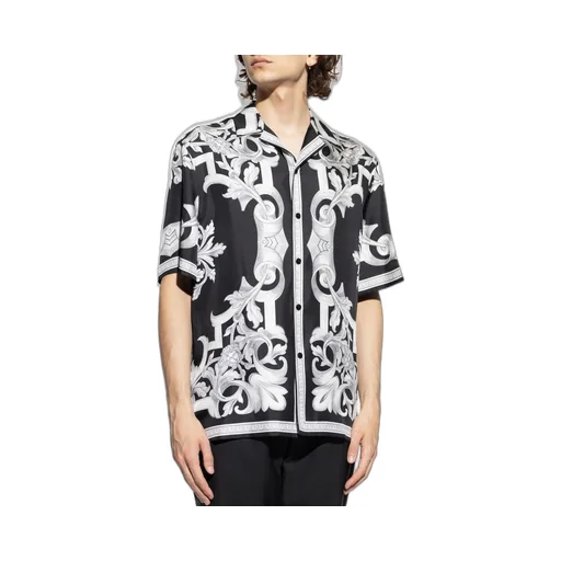 Baroque Print Short Sleeve Shirt