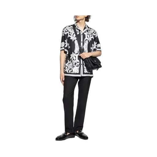 Baroque Print Short Sleeve Shirt