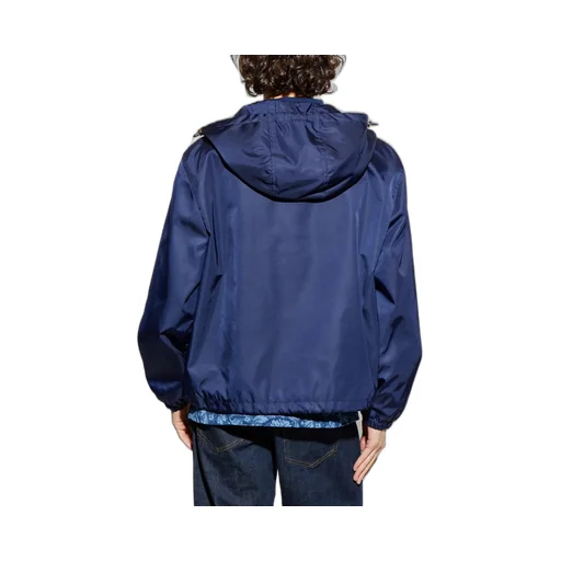 Logo Print Hooded Jacket