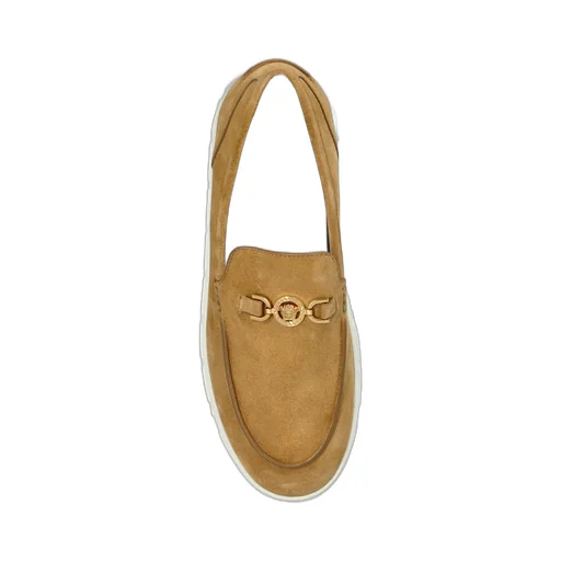 Loafers With Medusa Buckle