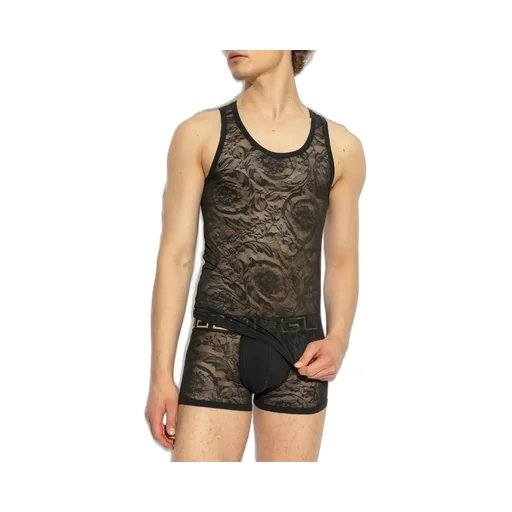 Lace Print Tank Top