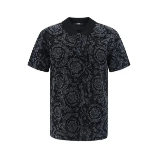 Baroque Print Polo Shirt