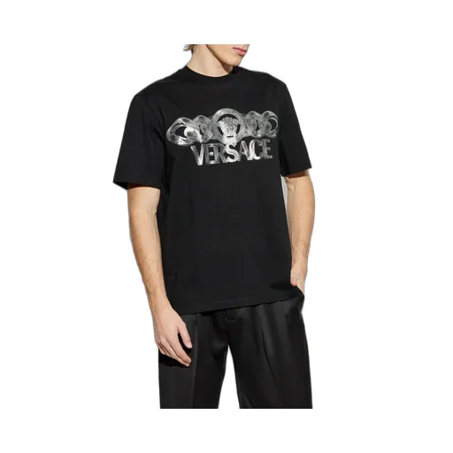 Medusa Chain Print T-Shirt