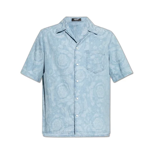 Barocco Print Short Sleeve Shirt