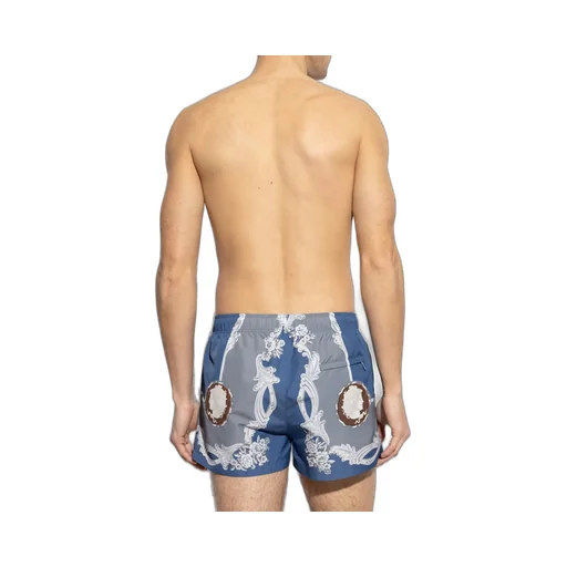 Medusa Print Swim Shorts