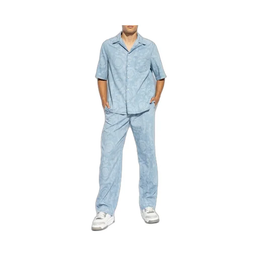 Barocco Print Short Sleeve Shirt