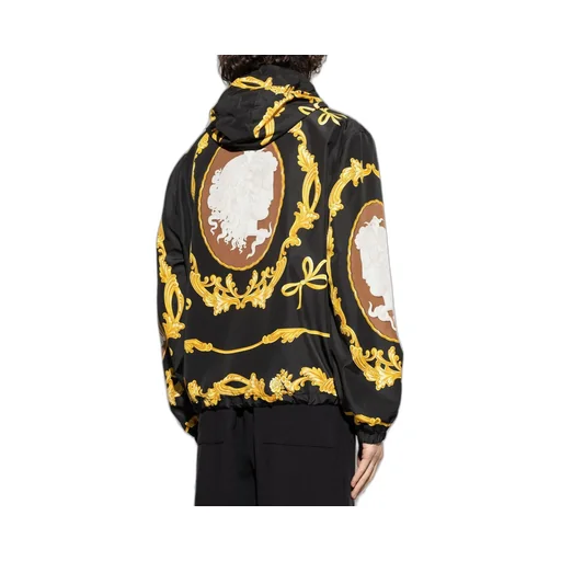 Baroque Print Hooded Jacket