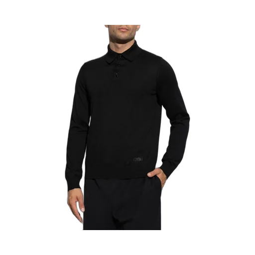 Long-Sleeved Polo Shirt